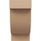 Ekena Millwork 4"W x 4"D x 8"H Wide Alpine Rough Cedar Woodgrain TimberThane Corbel, Primed Tan CORUR04X04X08ALPRCPR - alternate 2